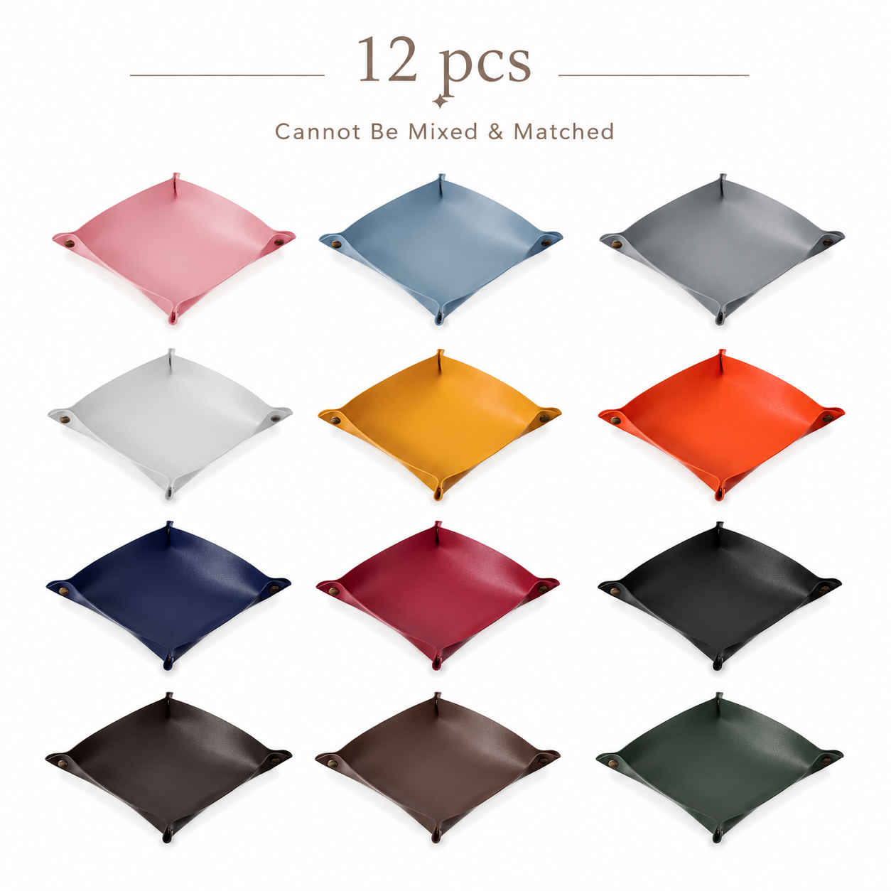 Catch trays: 12 pcs