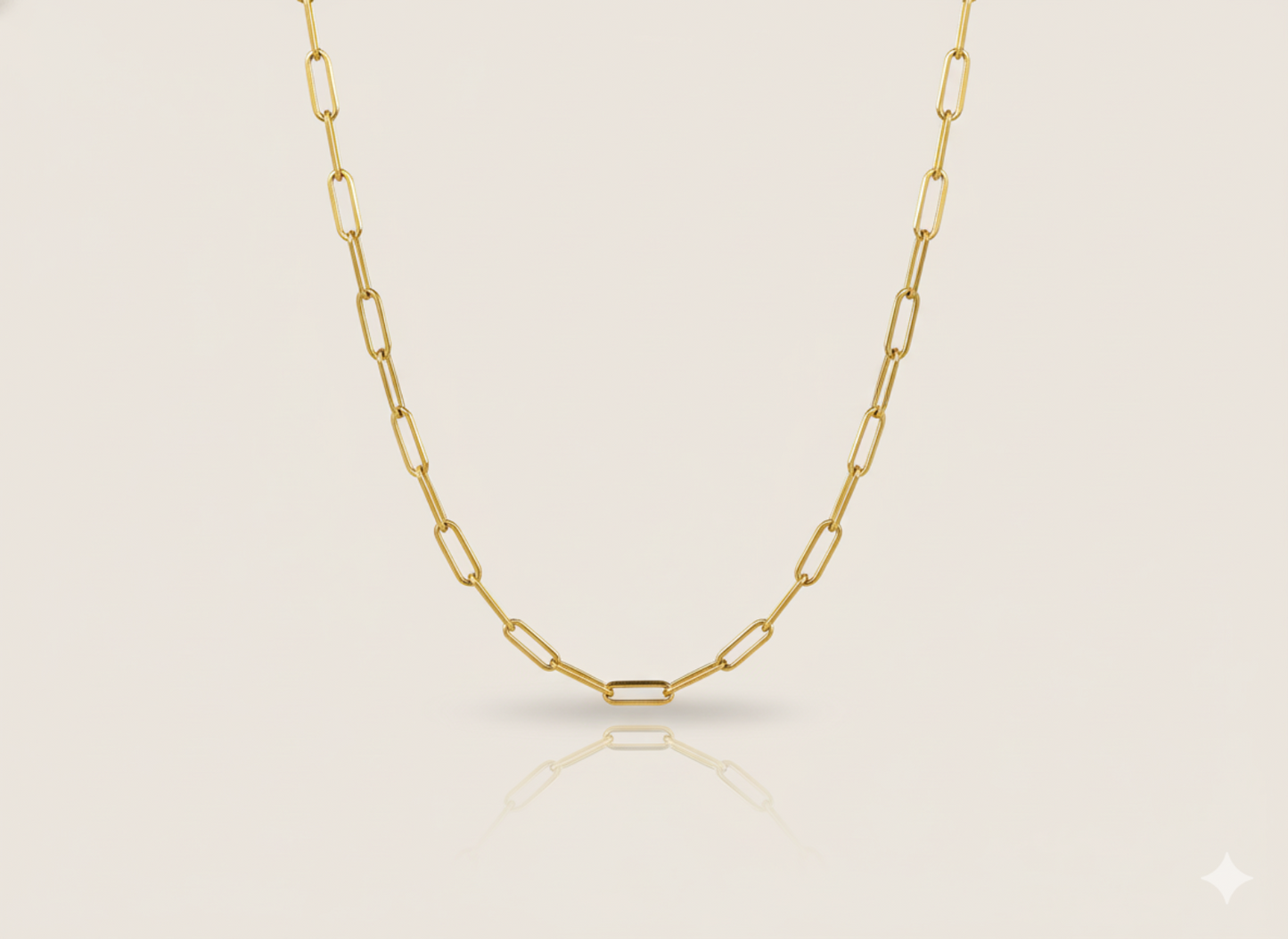 Paper Clip Chain Necklace