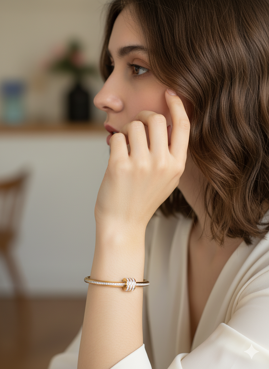 Glam Lock Bangle