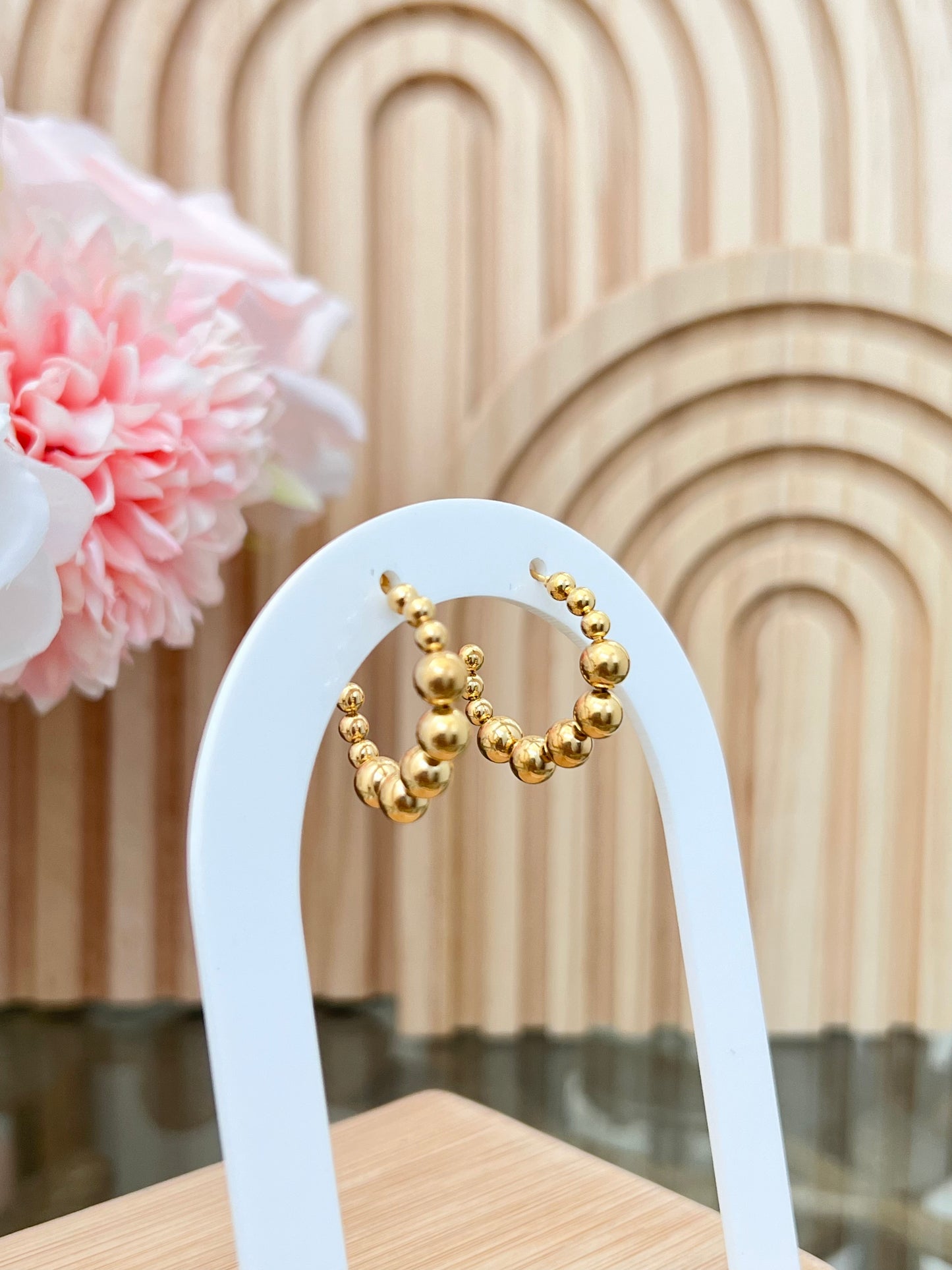 Bubble Earrings - Gold