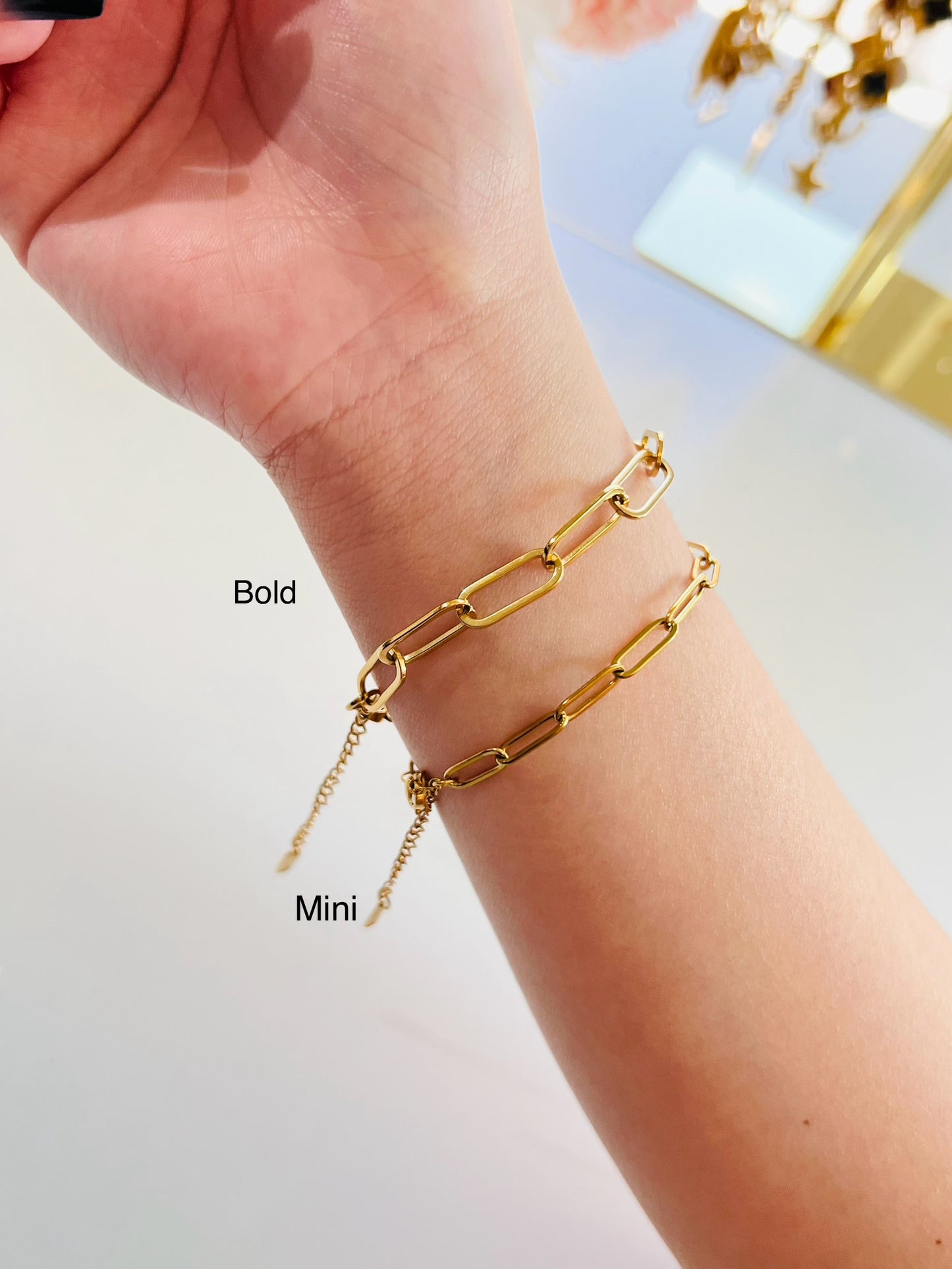 Mini Paper Clip Bracelet