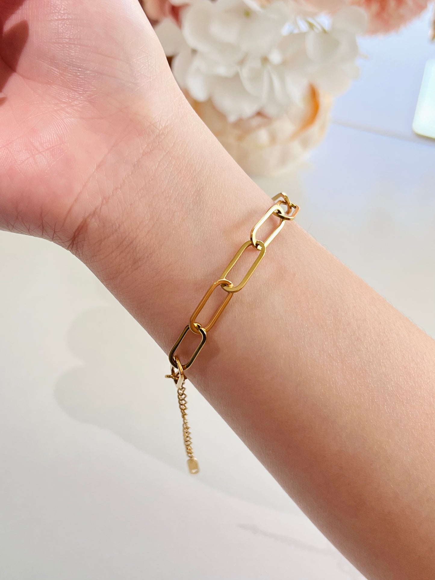 Bold Paper Clip Bracelet