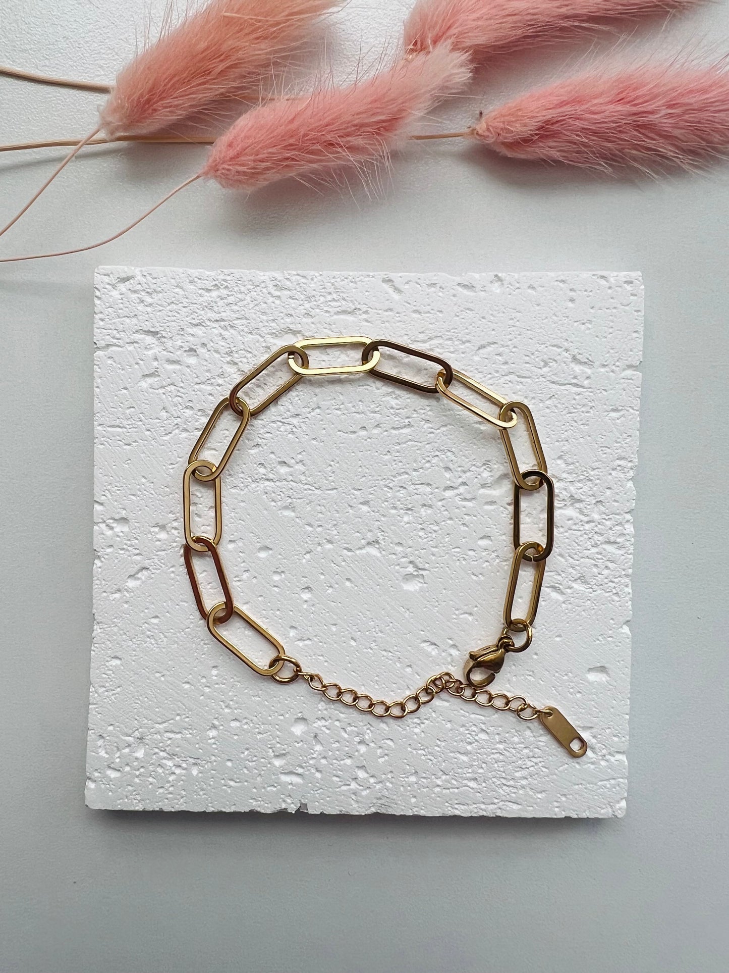 Bold Paper Clip Bracelet