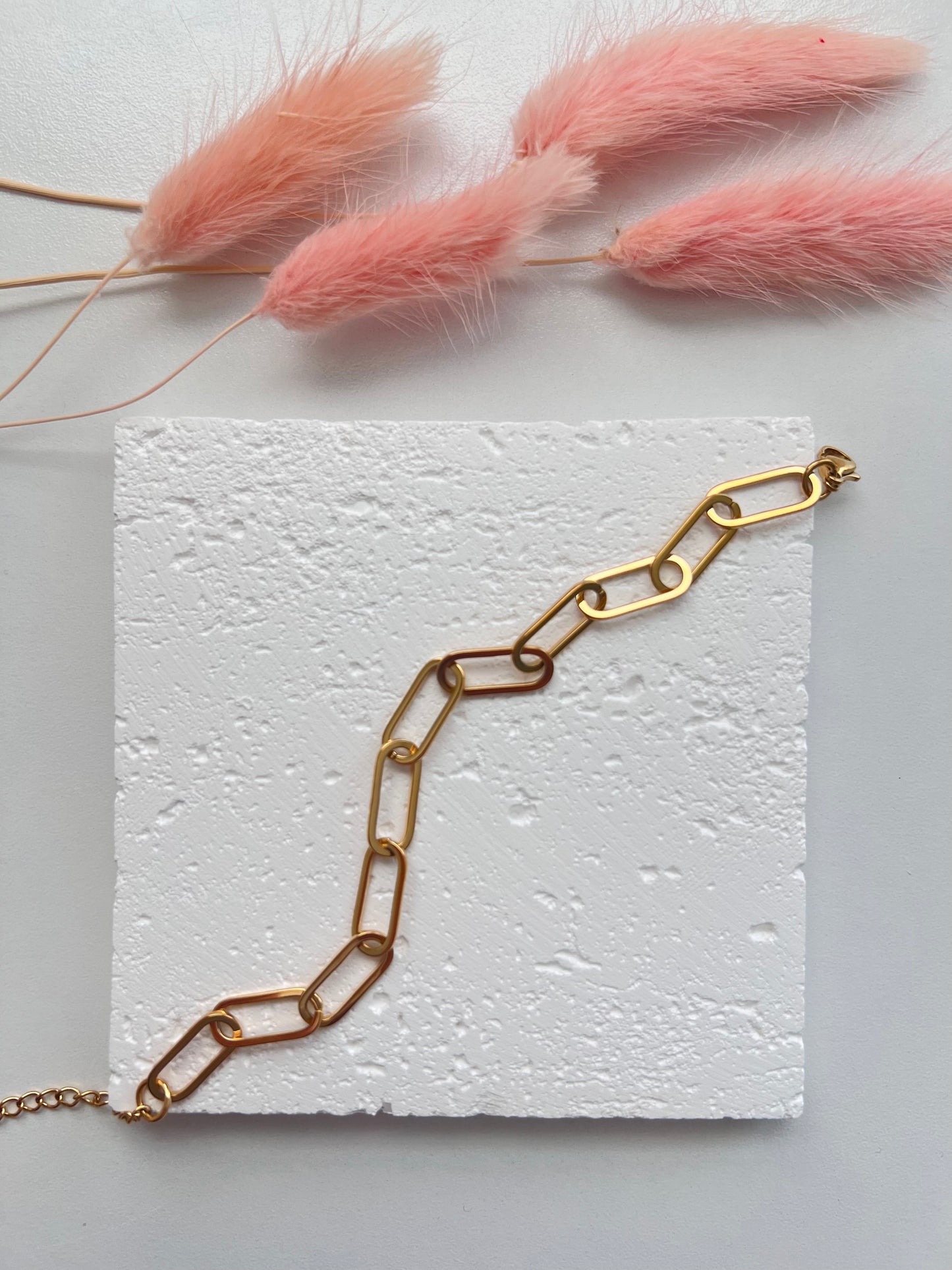 Bold Paper Clip Bracelet