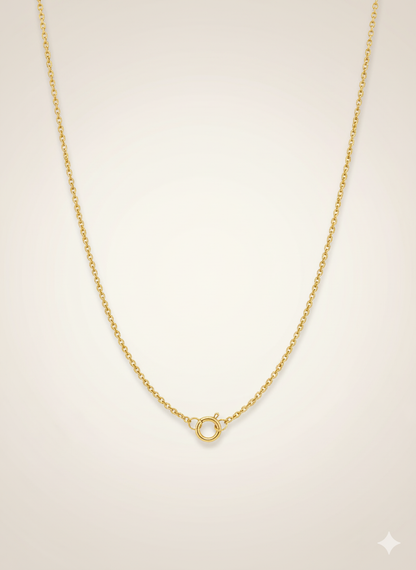 Slim Rolo Chain Necklace