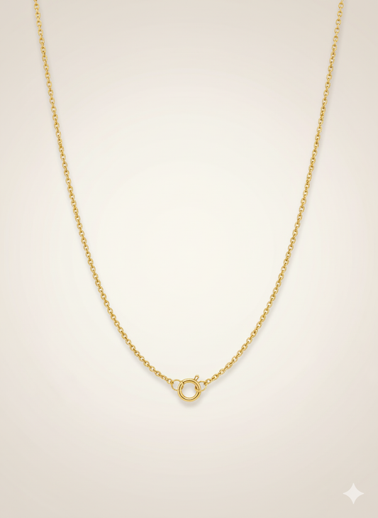 Slim Rolo Chain Necklace