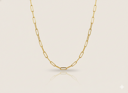 Paper Clip Chain Necklace
