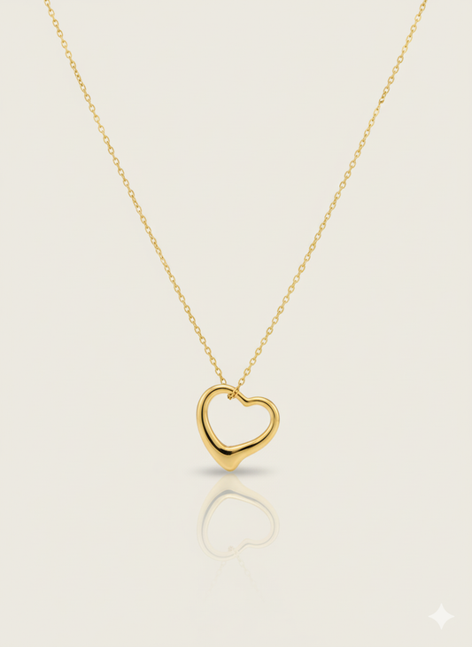 Open Heart Necklace