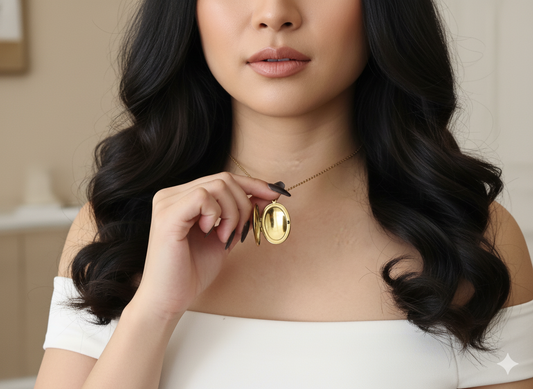 Oval Locket Necklace