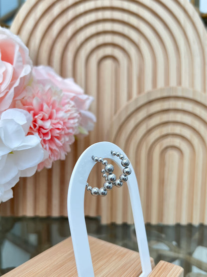 Bubble Earrings - Silver