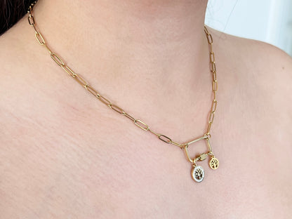 Tree of Life Carabiner Necklace