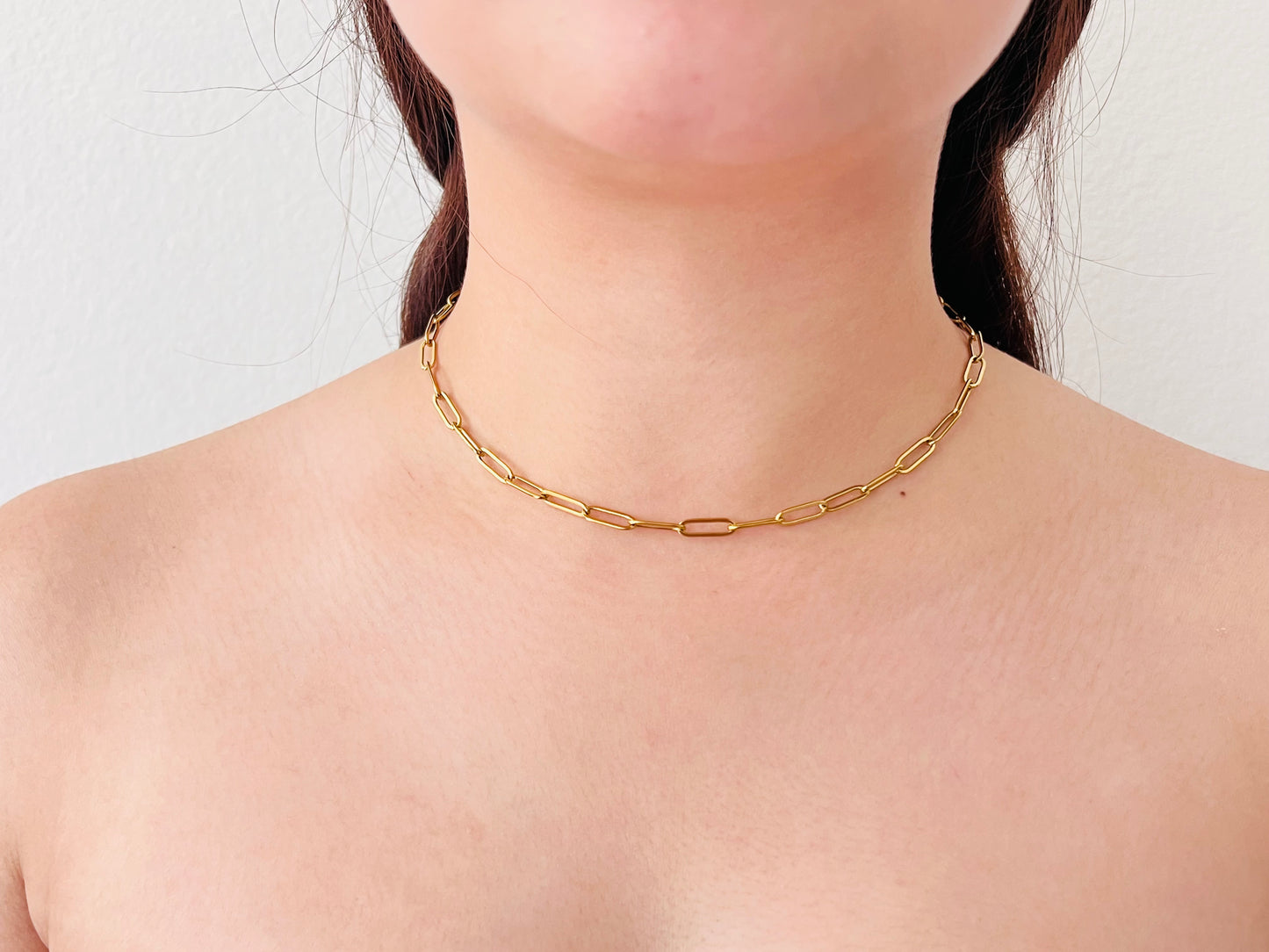 Paper Clip Chain Necklace