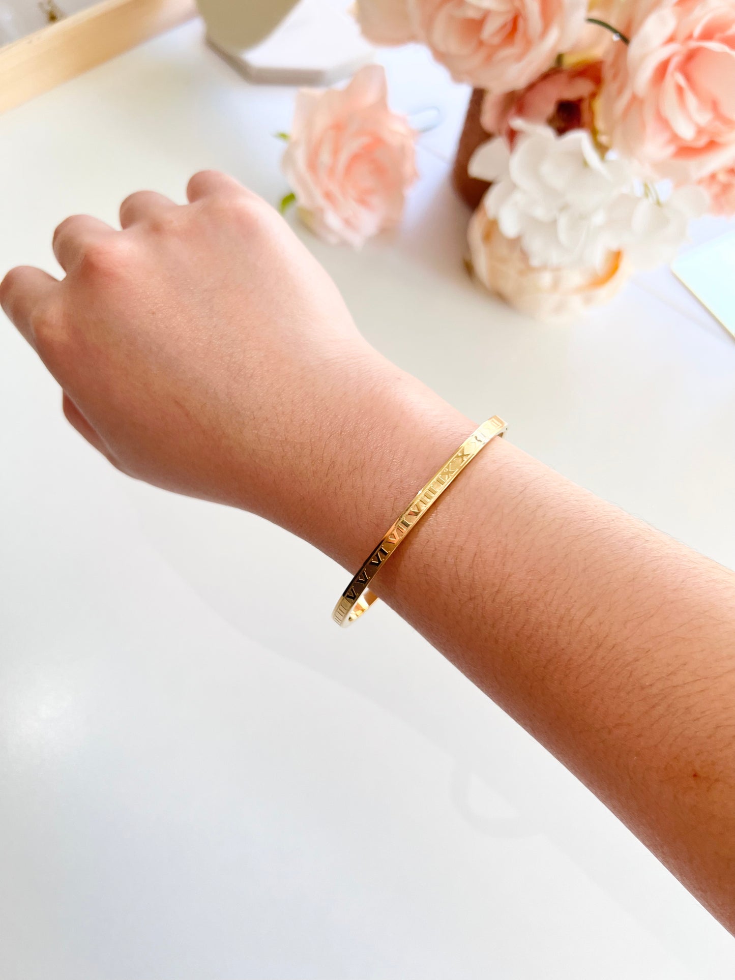 Roman Numerals Bangle