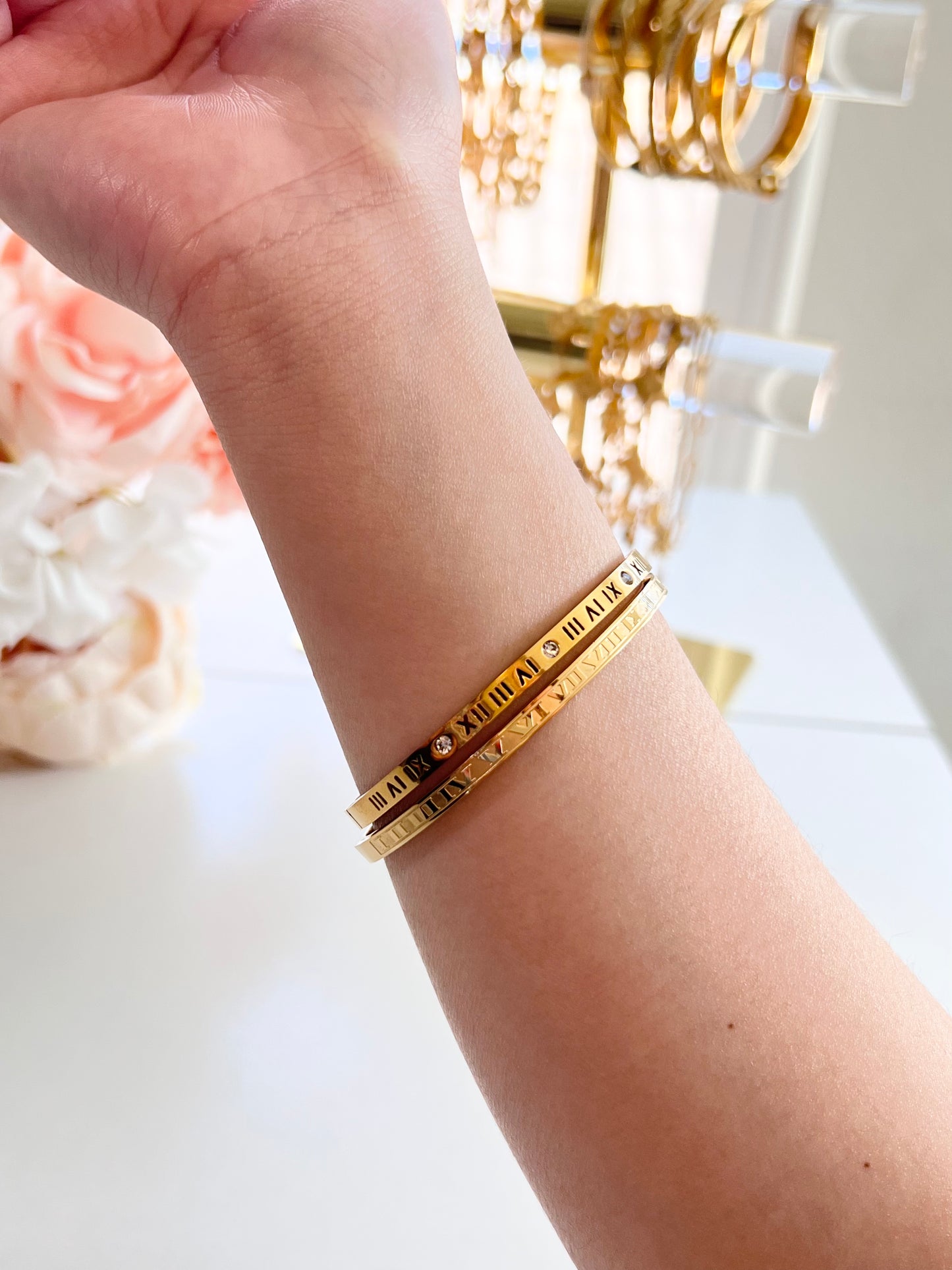 Roman Numerals Bangle