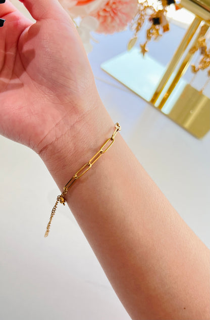 Mini Paper Clip Bracelet