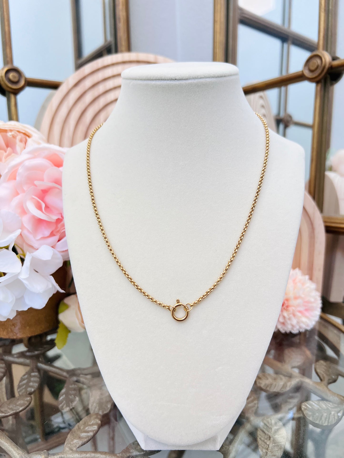 Slim Rolo Chain Necklace