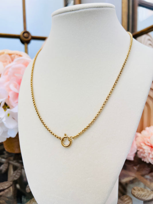 Slim Rolo Chain Necklace