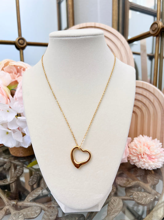 Open Heart Necklace