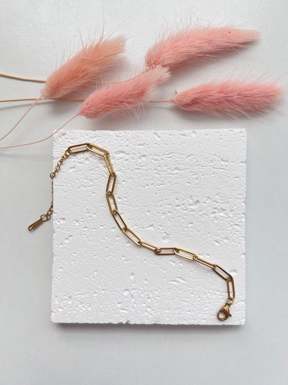 Mini Paper Clip Bracelet
